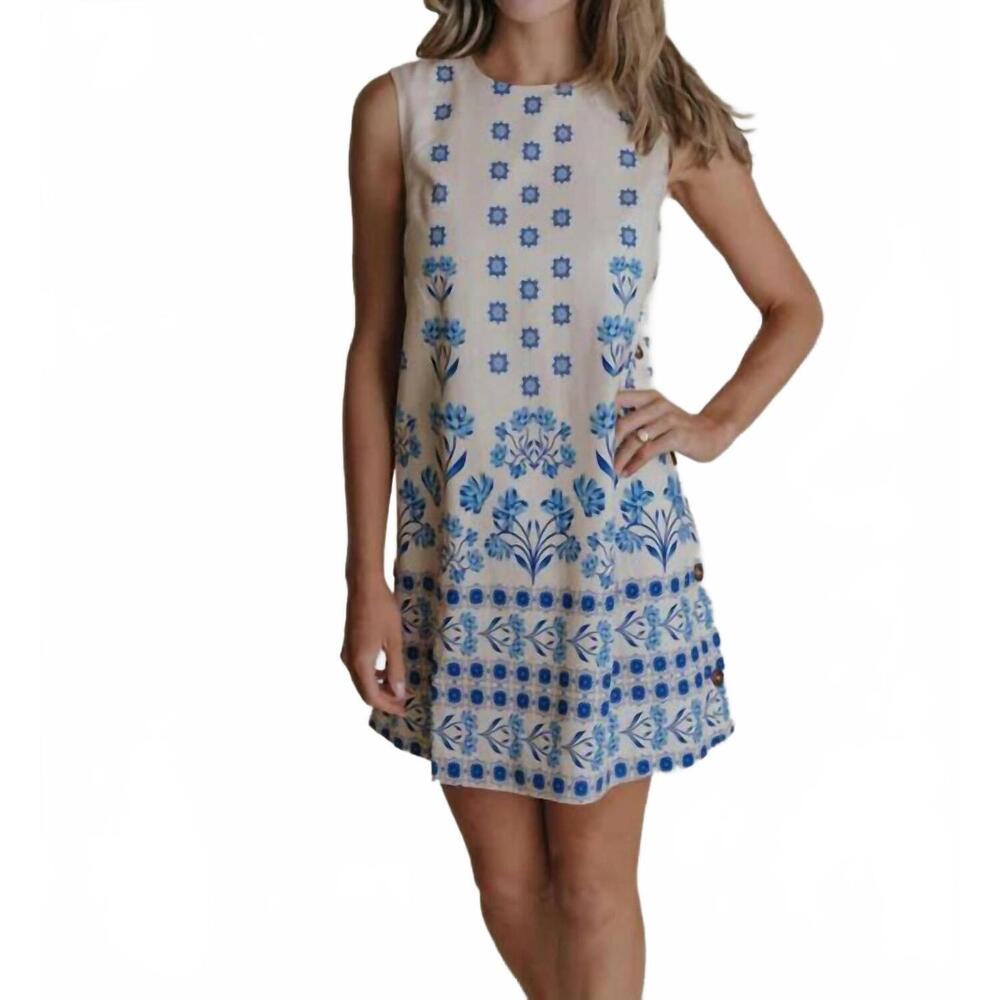 NEW LAROQUE worth mini dress in amalfi